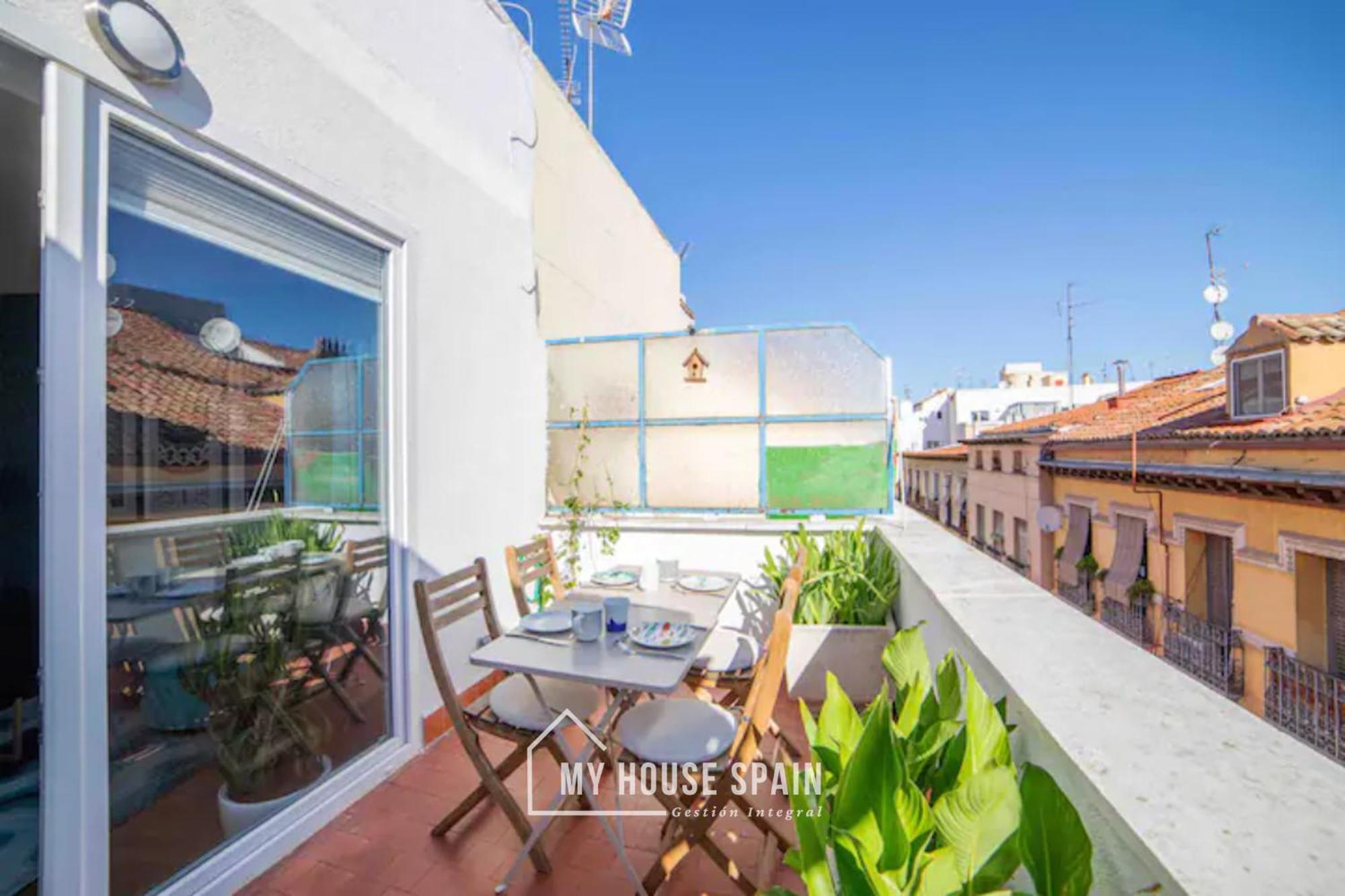 Myhousespain - Modern Penthouse Close To Gran Via - Big Terrace Madrid Eksteriør bilde